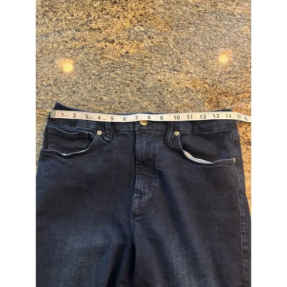 Good American Dark Wash Skinny Jeans Women's Size 12 (Fits‎ 8) Stretchy Denim - Picture 3 of 8